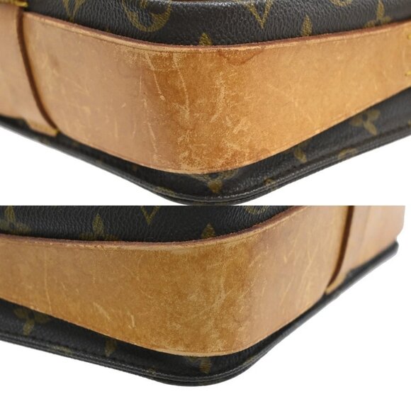 LOUIS VUITTON Cartouchiere MM Shoulder Bag Monogram Leather Brown M51253 32FC087 - Picture 13 of 16